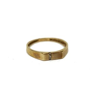 9Ct.0.005Ct.Gents Ring D456