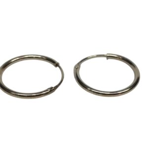 Sterling Silver Hinged Sleeper 18Mm