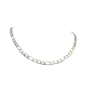 Stainless Steel Figaro Link Mens Chain