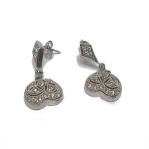 S/S.Cz Drop Earring 21M10078
