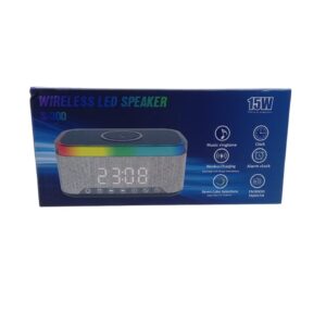 Wireless Led Speaker With Alarm Clock S-300