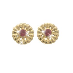 Red Stone Earring