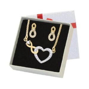 Infinity Heart Pendant + Chain