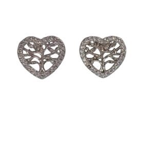 Silver Tree Of Life Earrings