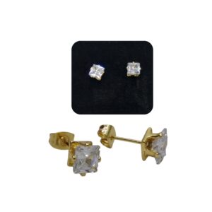 Square Studs Earring 6Mm