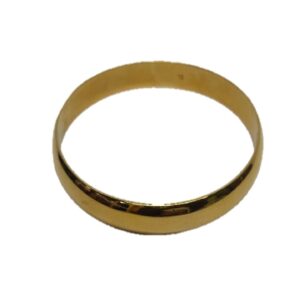 Half Round Bangle 4Mm