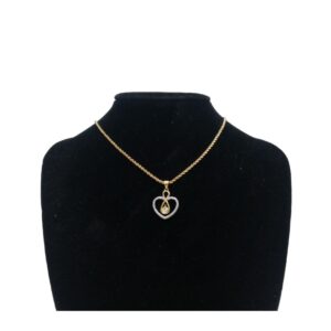 Heart Infinity Pendant + Chain