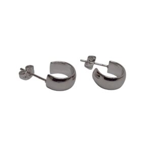 Silver Huggie Earring Ts710