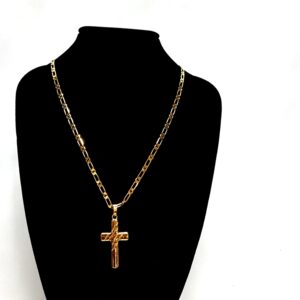 Cross Pendant + Chain Tg788