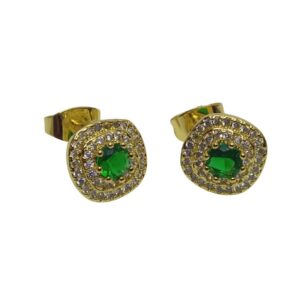 Green Stone Earring Tg3008eg