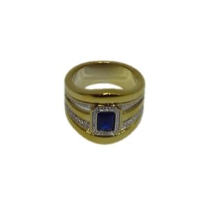 Ring Tr1112-19Mm (Blue Stone)