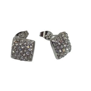 Silver Sq Earring Ts2405e