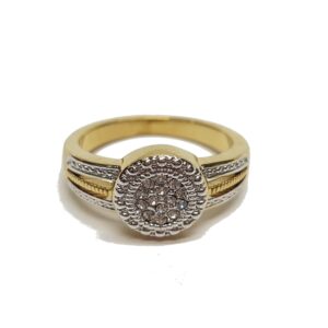 Ladies Gold Ring Stone Designs Tr832-21Mm (Touch Of Gold)