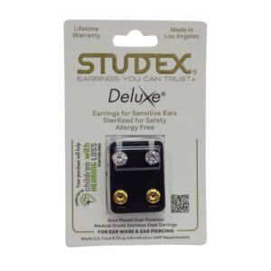Studex Earring Super Maxxi 6Mm S/S.Cubic Zirconia