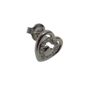 Silver Heart Earring Ts3043e