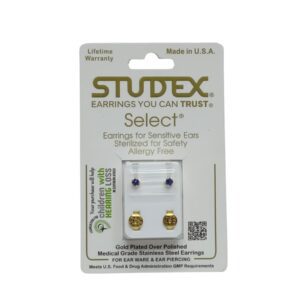 Studex Regular Gp September Sapphire Earrings