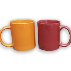 Mug 325Ml Plain Porcelain (Assorted Colors)