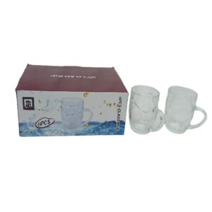6Pc Glass Mug In Gift Box