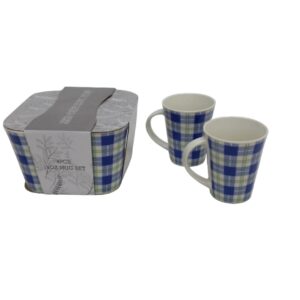 Glazed Embossed Mug (Set Of 4)