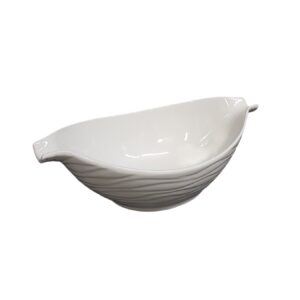 Bowl 26.5X15.5Cm Oval Porce