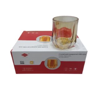 Crystal Glass Tumbler 6Pcs
