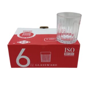 Whisky Glass 6Pcs 240Ml Jingyuan