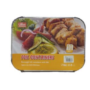 Foil Container 10Pc 260X190