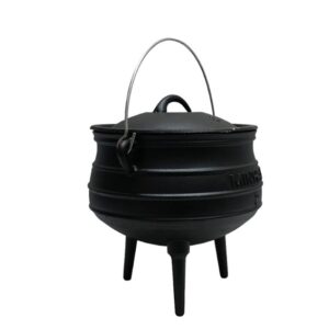 Minhaj Cast Iron 3 Leg Pot No 10