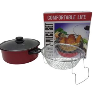 Comfortable Life 28Cm Steam Cooker Fryer