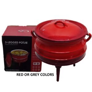 Ch Potjie 3 Leg Pot No 3 Grey Or Red Cast Pot