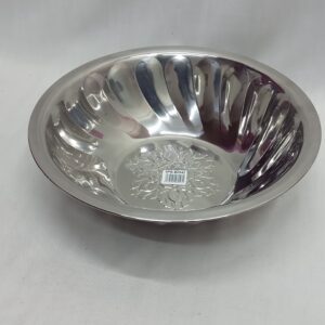Supabrite S/Steel Bowl 32Cm (Nice Flower Design)