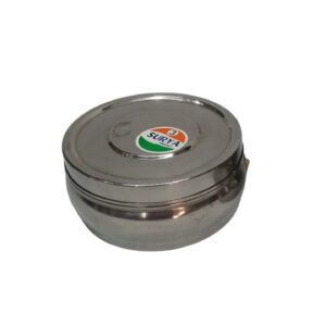 S/Steel Dabbi With Lid Suraj D 3