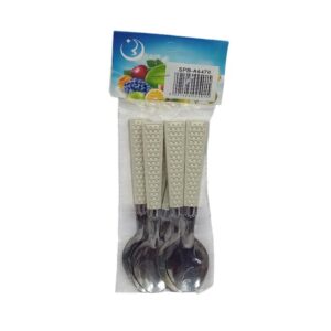 Tea Spoons Cream Handle 6Pc