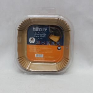 50 Air Fryer Greaseproof Paper Liners 16Cm Square