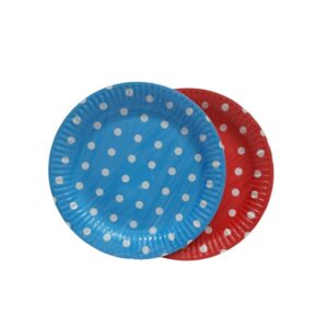8Pc Paper Dinner Plates (Assorted Colours)