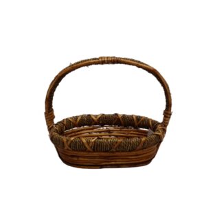 Grass Basket #3 (Dark Brown)
