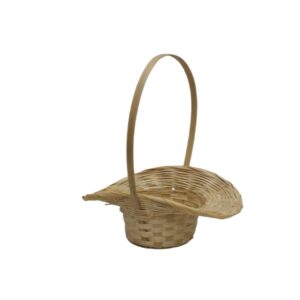 Gift Basket 17X13cm Milady Cream Bamboo