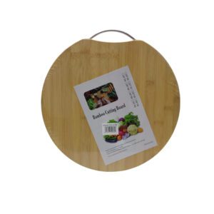 Bamboo Cutting Board Round 34Cm