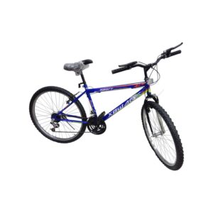 Xbwang 26 Inch Blue Bicycle With Silver Wheels