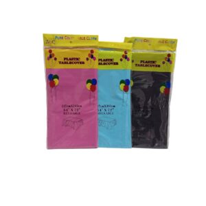 Asst Colors Party Plastic Tablecloths