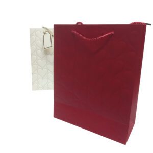 Heart Pattern Gift Bag 26X32x12