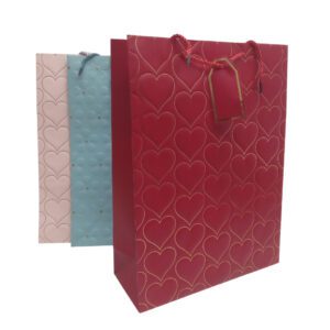 Heart Pattern Gift Bag 31X42x12