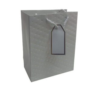 Silver Pattern Gift Bag