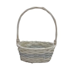 Basket Oval + Handle Natural No 1