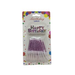 20Pcs Candle + Happy Birthday Set