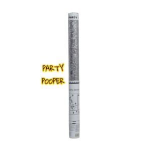 Party Popper 60Cm (Silver Confetti)