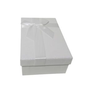 Checked/Peach/White Gift Box #1