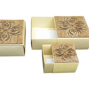 Gift Box 2Piece Wooden Top