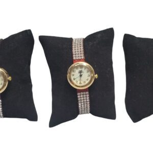 Leather Diamante Ladies Watch