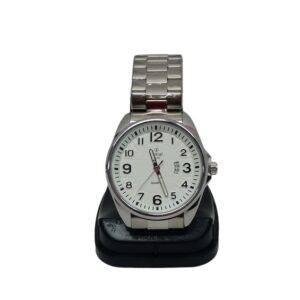 Initial Gents Watch Metal Strap Date/Analog